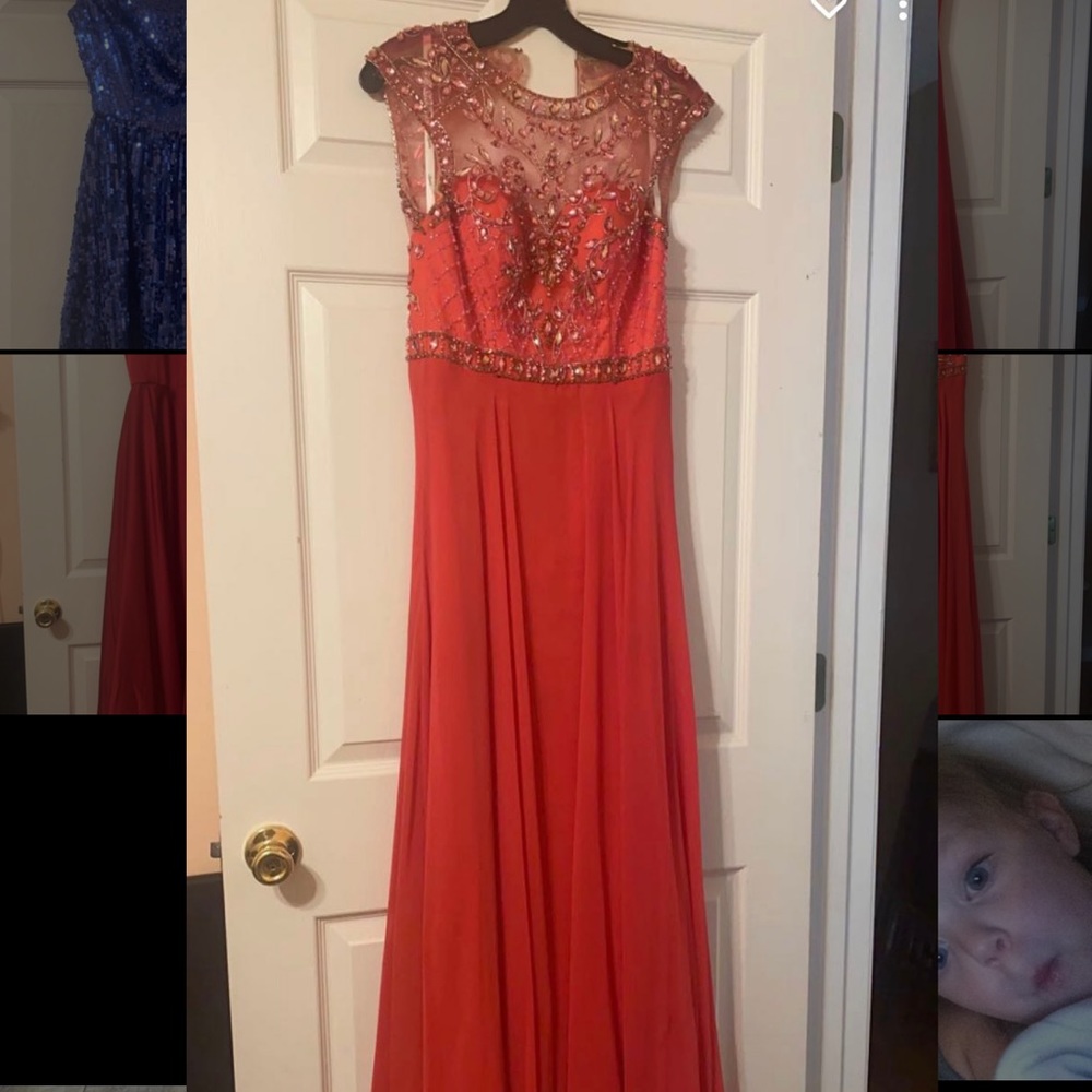 Bought from Merle Norman, worn once for charity ball, bright pink